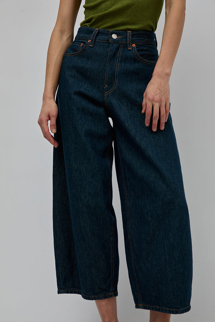 6397 Cropped Roomy Jean in 70s Rinsed Raw – No.6 Store