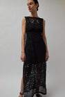 All That Remains Maya Long Dress in Noir