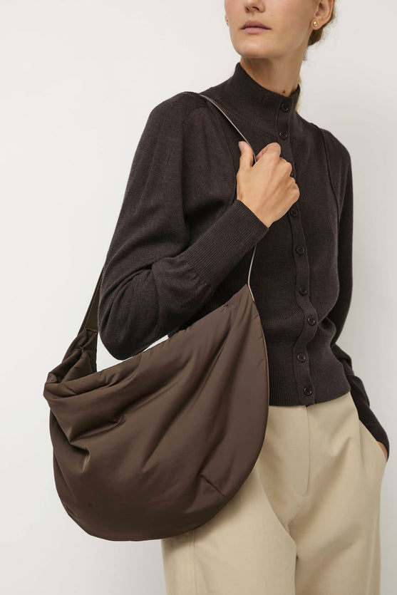 Amomento Large Padded Bag in Brown