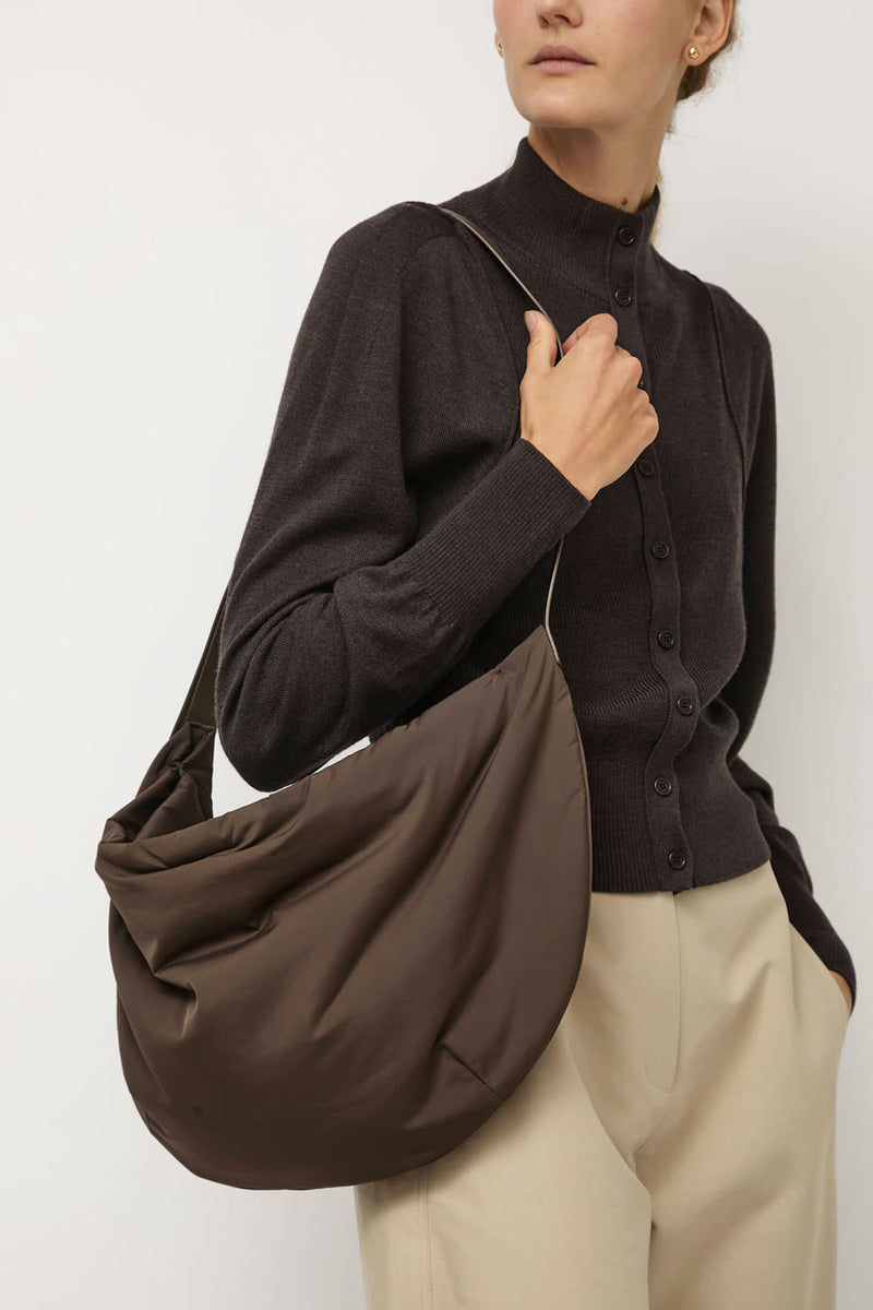 Amomento Large Padded Bag in Brown