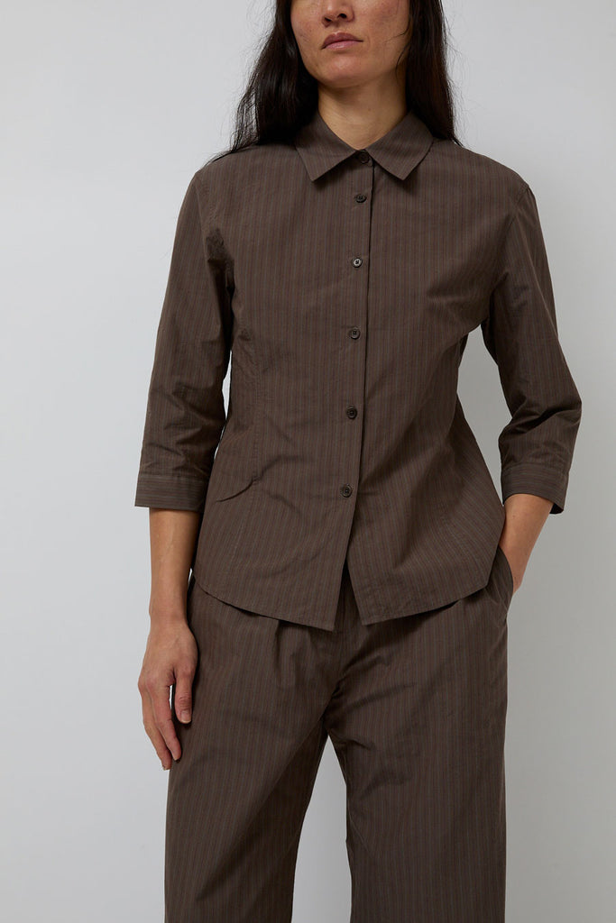 【AMOMENTO】23fw STRIPE REVERSIBLE PADDED SHIRT Stripe Reversible Padded Shirt | Garmentory