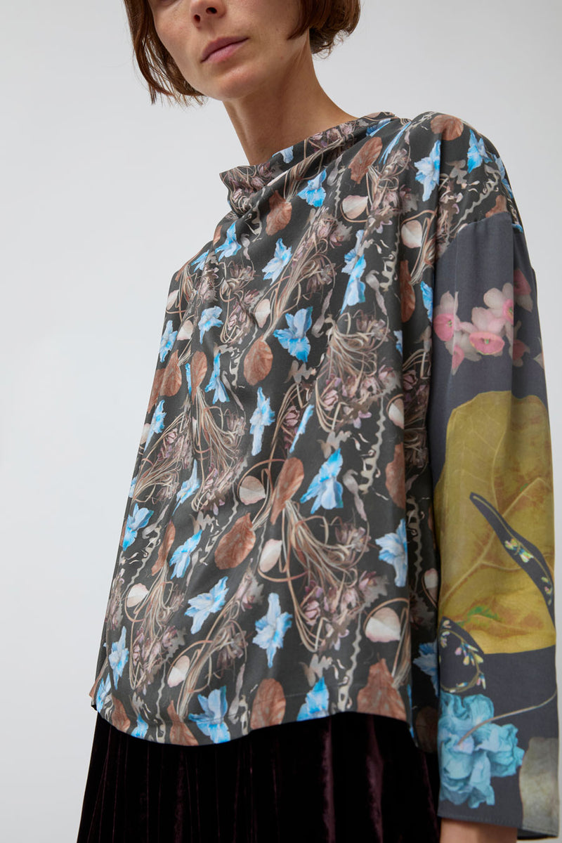 Anntian Asymmetric Top in Mixed Prints