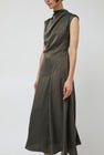 Atelier Delphine Twisted Dress in Olive