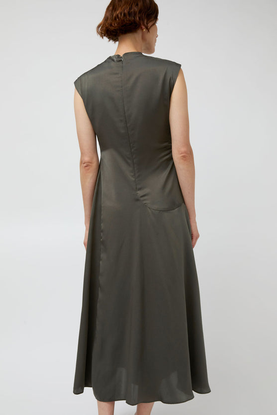 Atelier Delphine Twisted Dress in Olive