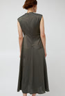 Atelier Delphine Twisted Dress in Olive