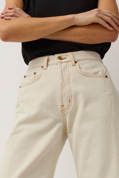 B Sides Slim Lasso Jean in Tile White