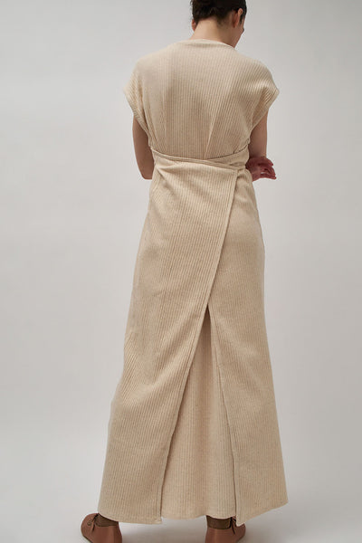 Baserange Shaw Sleeveless Dress in Undyed