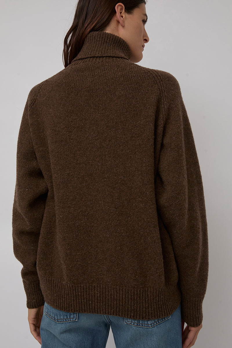 Baserange Soar Turtleneck in Brurel Brown
