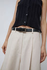 CORDERA Classic Belt in Black Croc