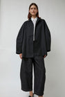 CORDERA Crochet Collar Jacket in Black