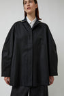 CORDERA Crochet Collar Jacket in Black