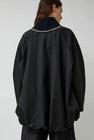 CORDERA Crochet Collar Jacket in Black