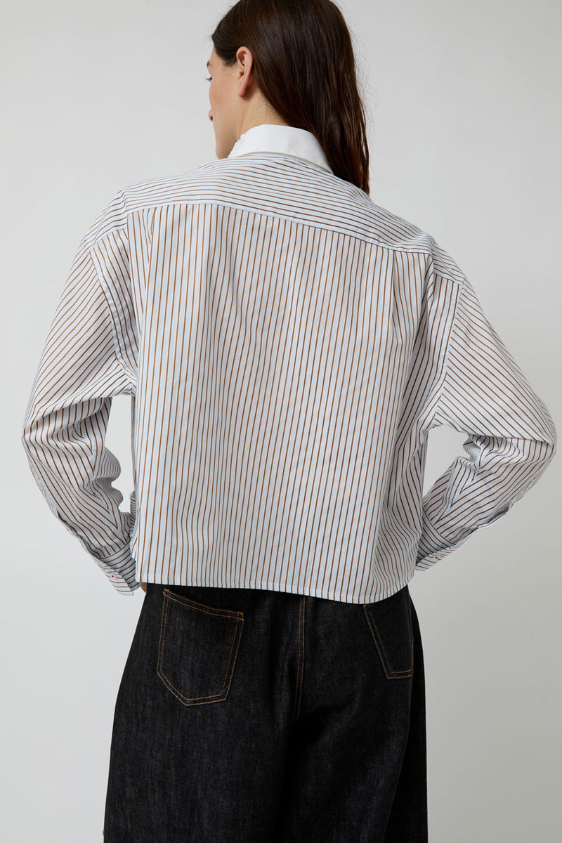 CORDERA Embellished Striped Shirt in Stripe