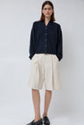 CORDERA Merino Wool Cardigan in Navy