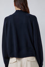 CORDERA Merino Wool Cardigan in Navy