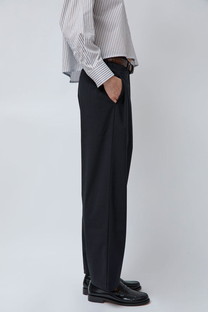 パンツ everyone corduroy belted pants BLACK XL CORDERA-Wide-Leg-Pants-in-