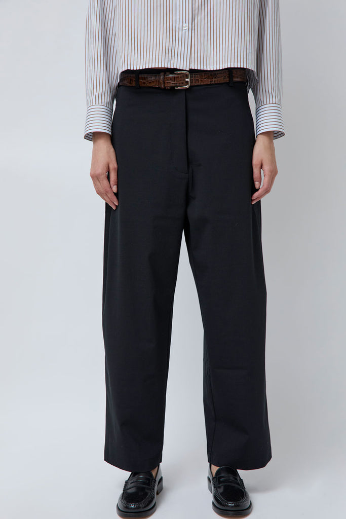 パンツ everyone corduroy belted pants BLACK XL CORDERA-Wide-Leg-Pants-in-