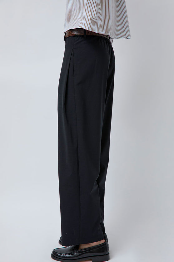 CORDERA Wide Leg Pants in Black