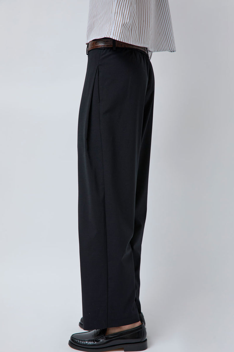CORDERA Wide Leg Pants in Black