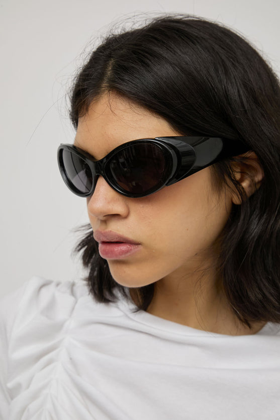 Collina Strada Cocoon Sunglasses in Black