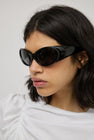 Collina Strada Cocoon Sunglasses in Black