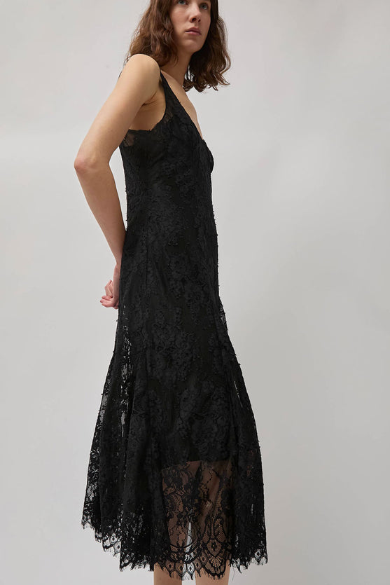 Collina Strada Deadstock Lace Pamela Dress in Black