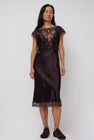 Collina Strada Waterlily Midi Dress in Chocolate