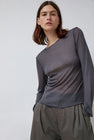 Deiji Studios Knit Long Sleeve in Steel