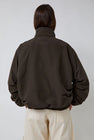 Deiji Studios Press Stud Jacket in Dark Chocolate