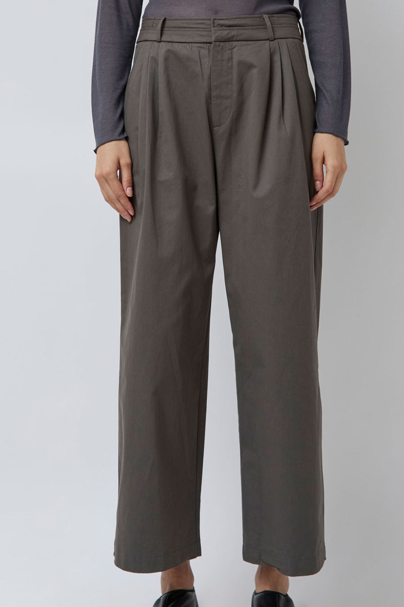 Deiji Studios Two Layer Pant in Charcoal