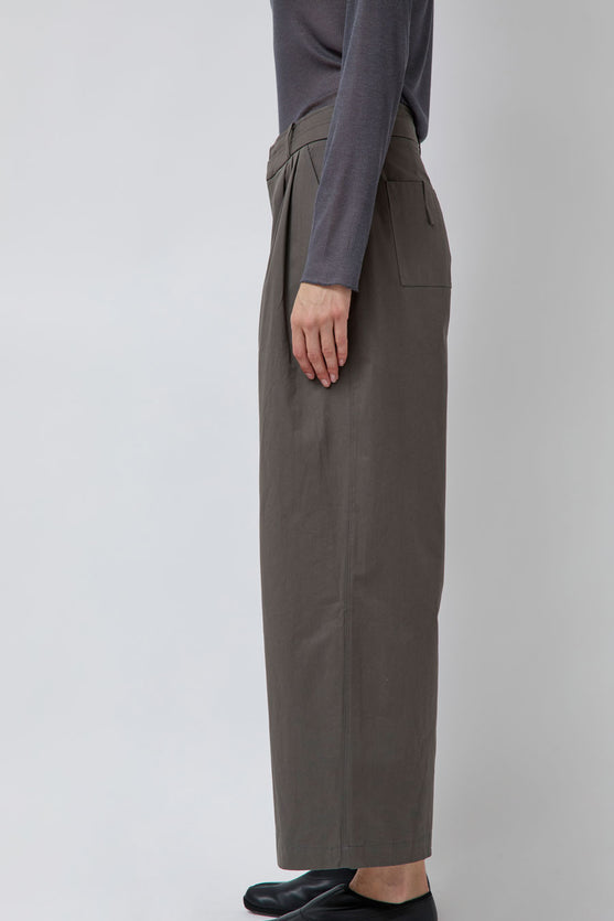 Deiji Studios Two Layer Pant in Charcoal