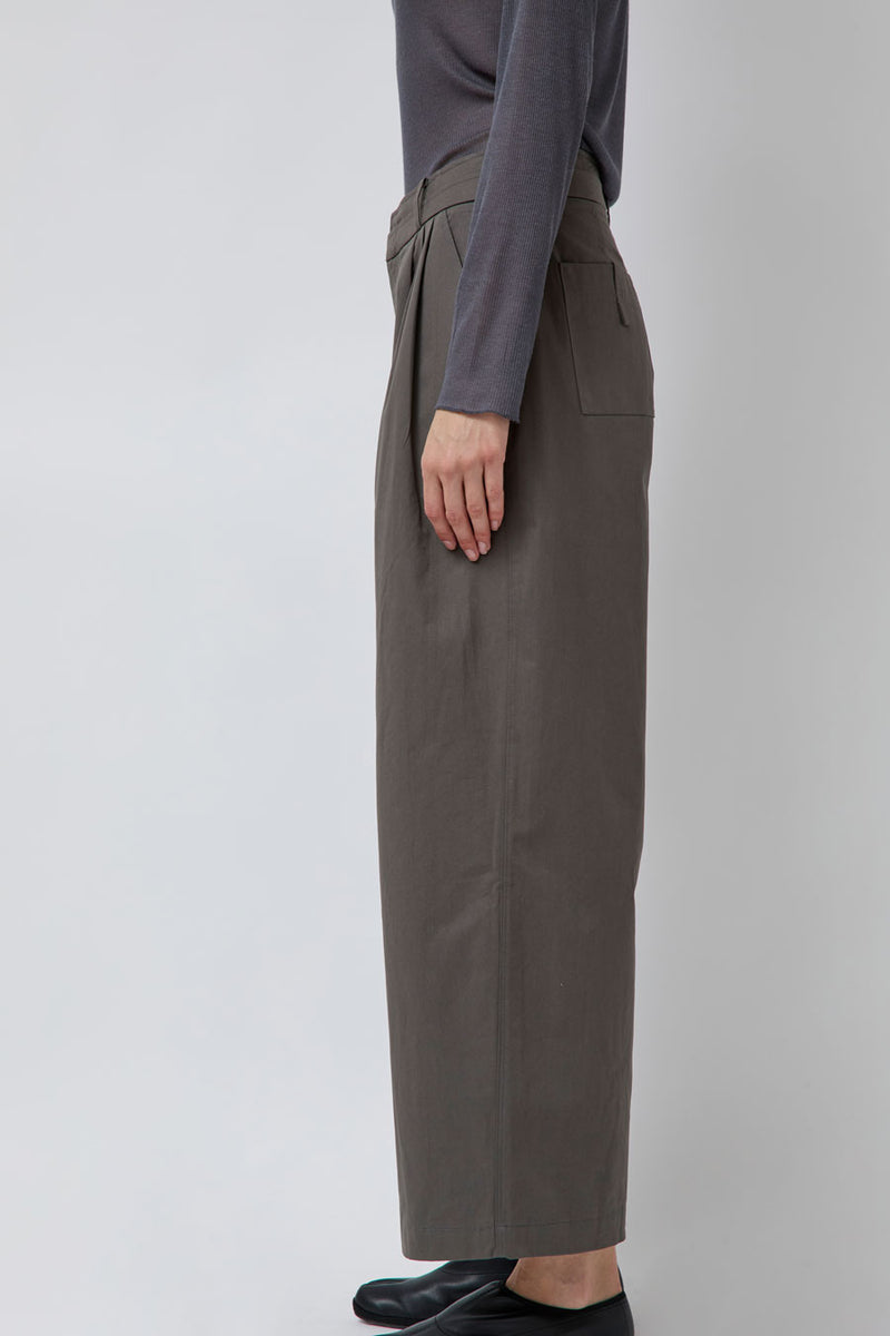 Deiji Studios Two Layer Pant in Charcoal