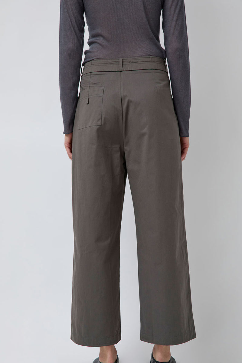 Deiji Studios Two Layer Pant in Charcoal