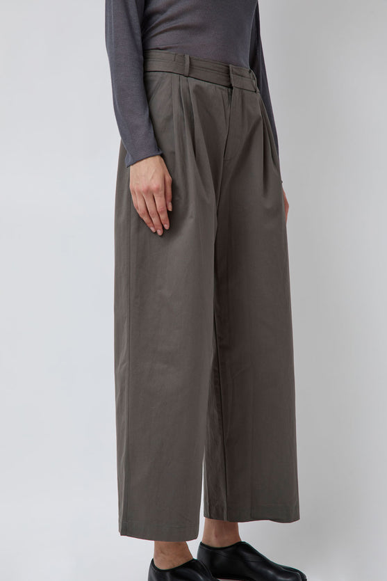 Deiji Studios Two Layer Pant in Charcoal