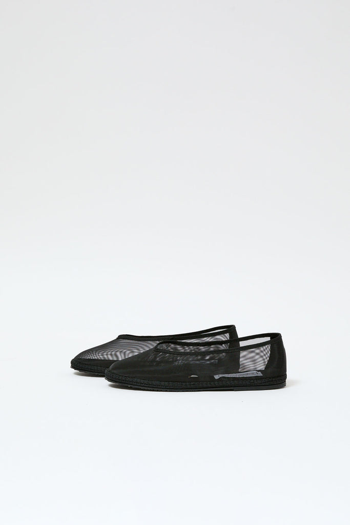 靴 drogheria Crivellini 39 Drogheria Crivellini Ballet Pointes in Black Mesh – No.6 Store