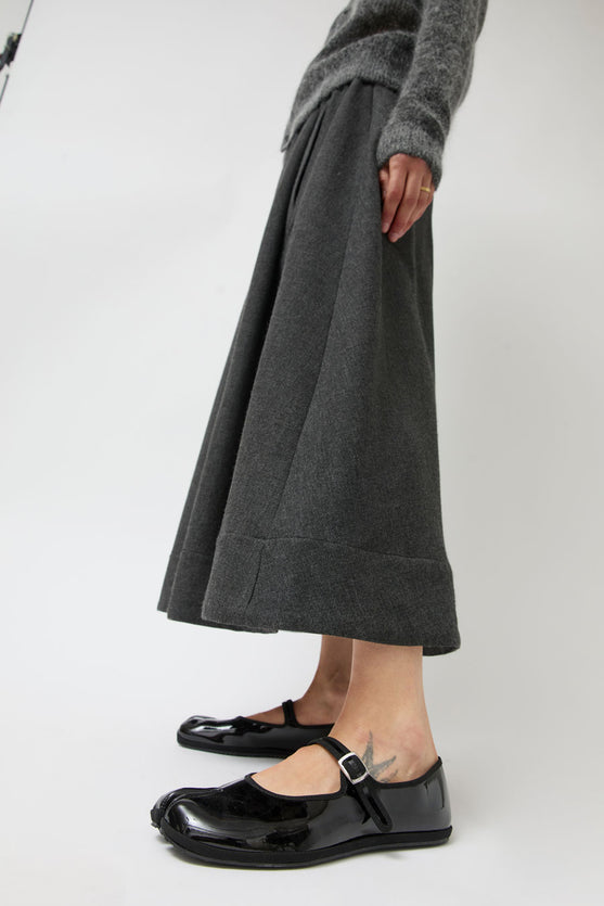 Drogheria Crivellini Fu-Tabi Mary Jane in Black Faux Patent