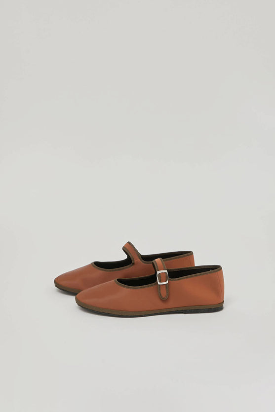Drogheria Crivellini Le Papusse Soft Mary Jane in Chestnut