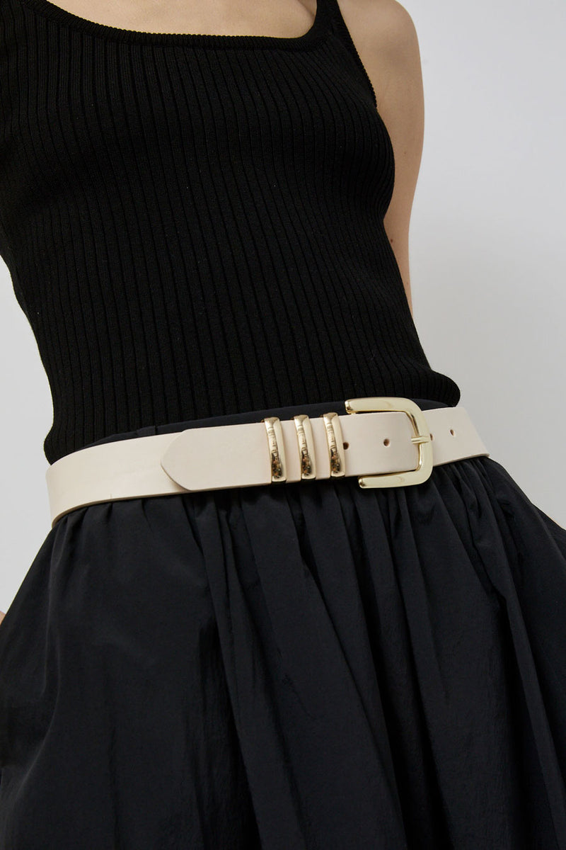 Herbert Frere Soeur La Alma Belt in Crema