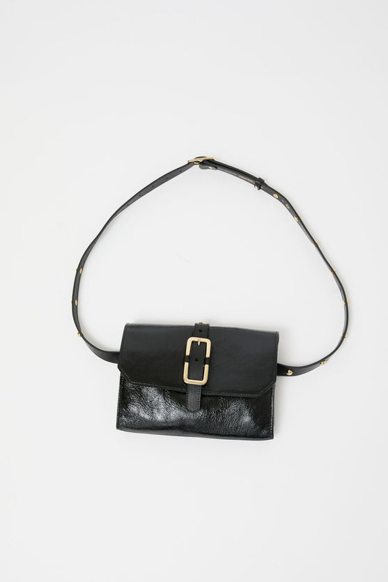 Herbert Frere Soeur La Lulu Millau Crispy Bag in Crispy Noir