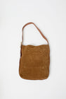 Herbert Frere Soeur Le Enzo Cran Velours Bag in Nutella and Tobacco