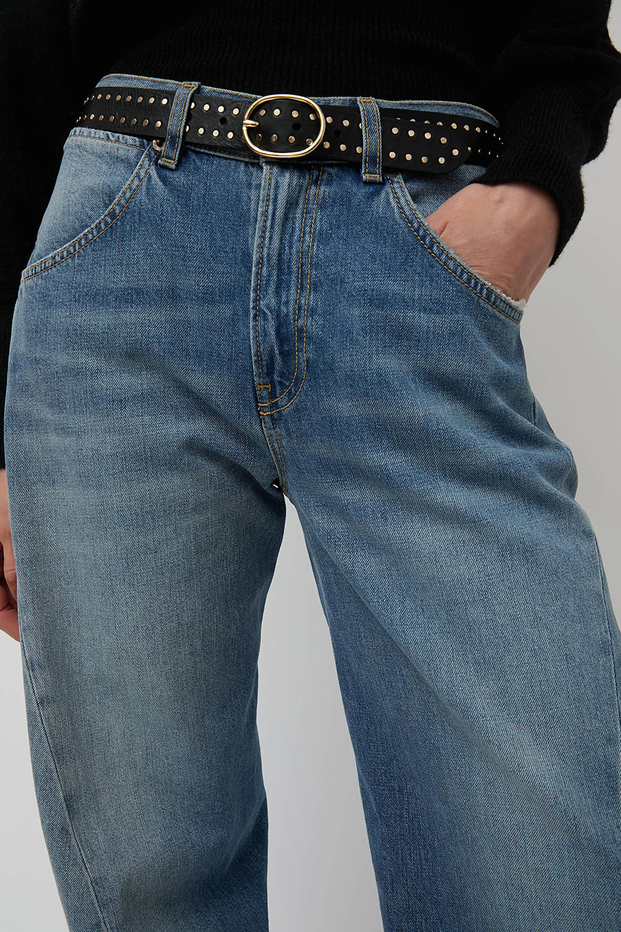Herbert Frere Soeur La Pasha Belt in Noir