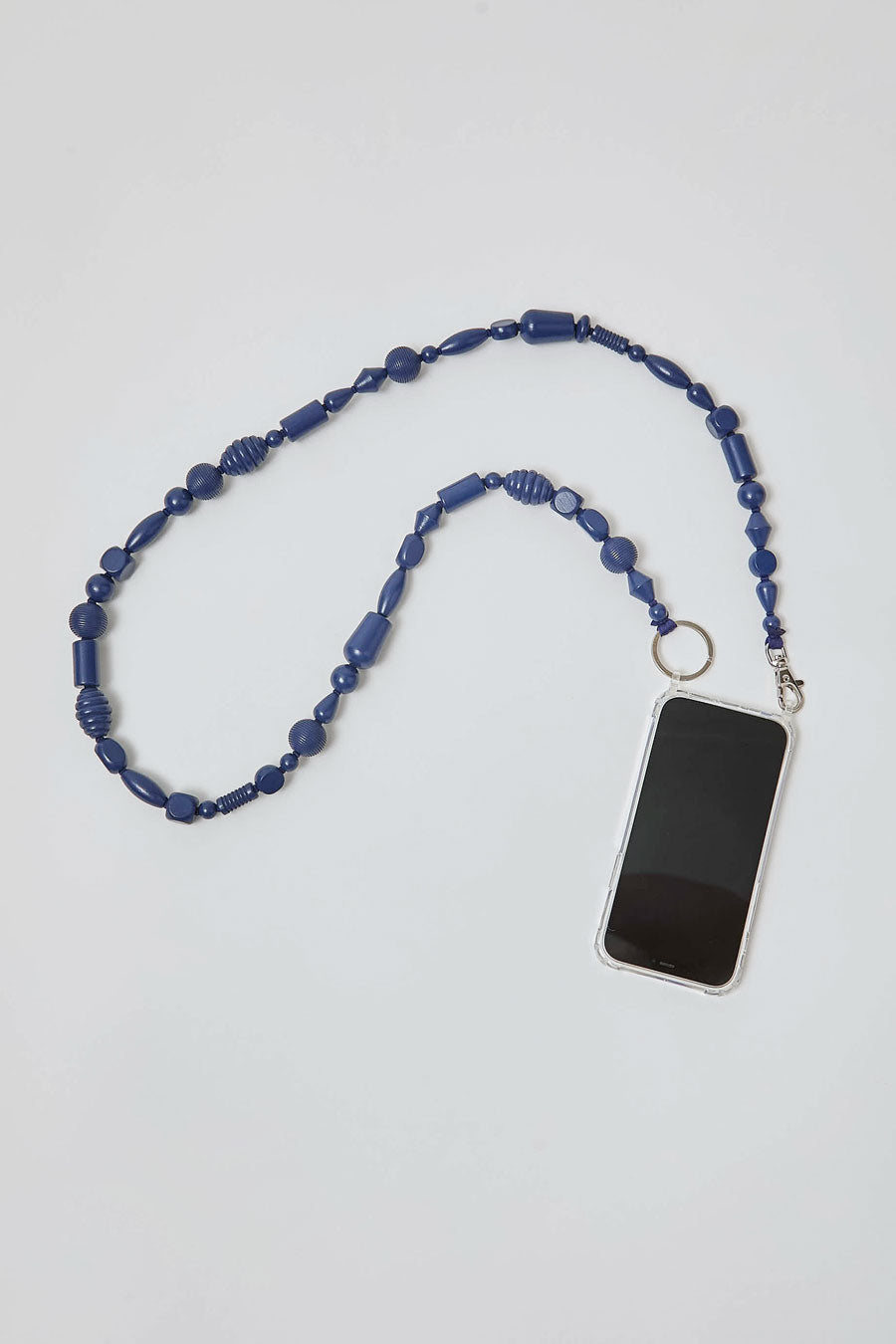 Ina Seifart Handykette Iphone Necklace in Blueberry Bunter Mix