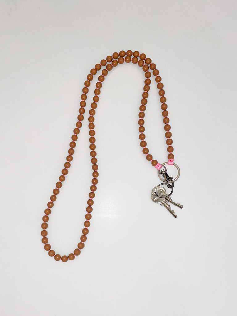Ina Seifart Handykette Phone Necklace in Mocca and Rose – No.6 Store