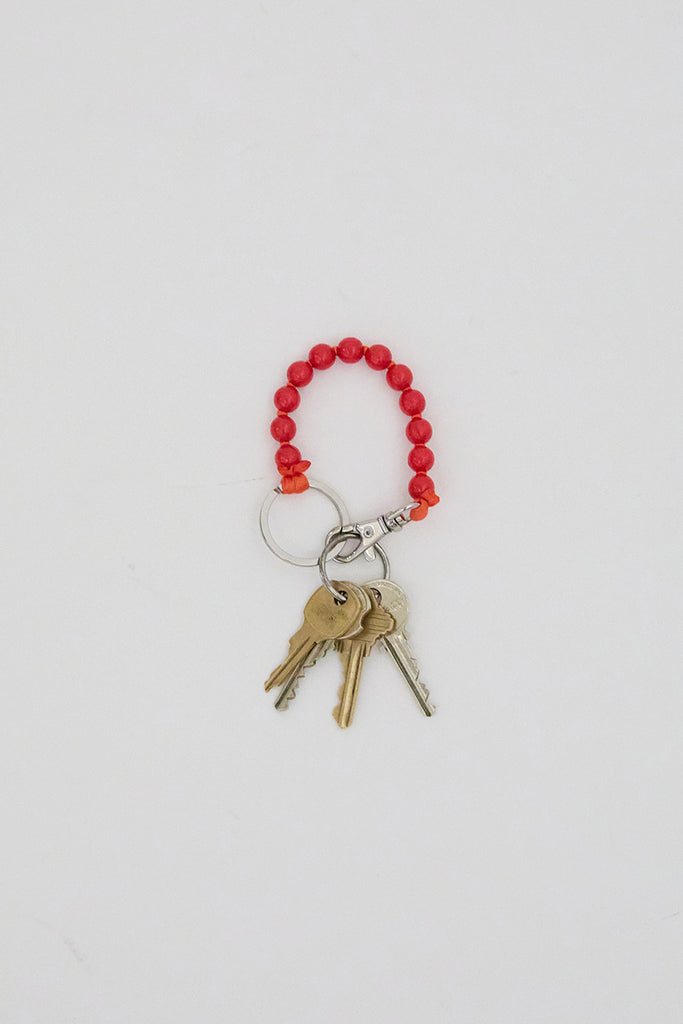 Ina Seifart Perlen Short Keyholder in Red – No.6 Store