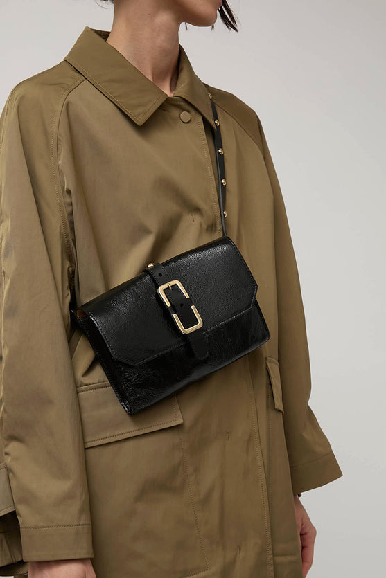 Herbert Frere Soeur La Lulu Millau Crispy Bag in Crispy Noir