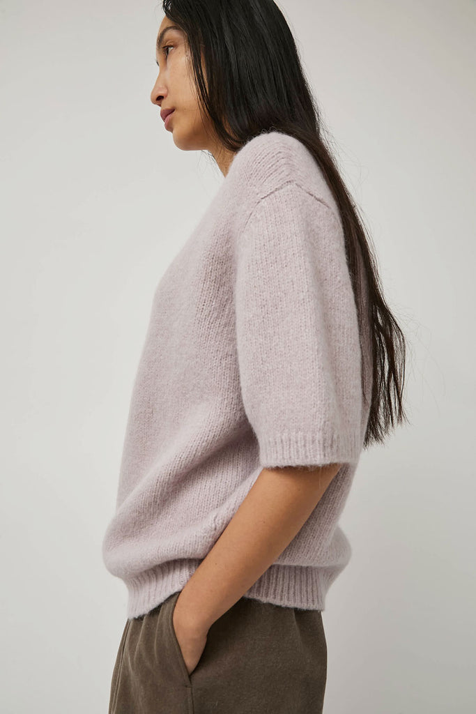 Lauren Manoogian Loft Short Sleeve Crewneck in Lavender – No.6 Store