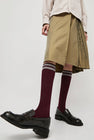 Maria La Rosa Bio Cotton Tube Socks in Bordeaux