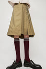Maria La Rosa Bio Cotton Tube Socks in Bordeaux