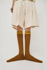 Maria La Rosa Bio Cotton Tube Socks in Light Brown