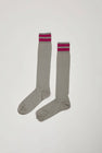 Maria La Rosa Bio Cotton Tube Socks in Steel